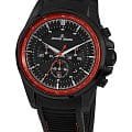 Jacques Lemans Jacques Lemans Liverpool 1-1799T  1-1799T кварцевые мужские часы  черный циферблат, браслет силикон — вид спереди