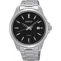 Seiko Seiko Promo SUR155P1  SUR155P1  мужские часы  черный циферблат, браслет  — вид спереди