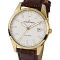 Jacques Lemans Jacques Lemans Classic 1-2002O  1-2002O кварцевые мужские часы  белый циферблат, браслет кожаный — вид спереди