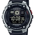 Casio Casio Collection AE-2000W-1BVDF (AE-2000W-1B)  AE-2000W-1B кварцевые мужские часы  черный циферблат, браслет пластик — вид спереди