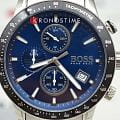 Hugo Boss Hugo Boss Rafale Blue HB1513510  немецкие мужские часы на браслете нержавеющая сталь боковой вид