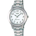 Casio Casio Collection LTP-1128A-7BR  LTP-1128A-7B кварцевые женские часы  белый циферблат, браслет нержавеющая сталь — вид спереди