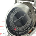 Romanson Romanson TM8A22FMW(BU) кварцевые мужские часы часы, крупный план синий циферблат