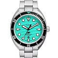 Fossil Fossil Breaker FS6066  FS6066 кварцевые мужские часы  бирюзовый циферблат, браслет нержавеющая сталь — вид спереди