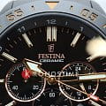 Festina Festina Ceramic F20577/1  испанские мужские часы на браслете сталь c pvd покрытием боковой вид