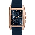 Jacques Lemans Jacques Lemans Classic 1-2161G  1-2161G кварцевые мужские часы  синий циферблат, браслет кожаный — вид спереди
