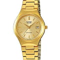 Casio Casio Collection LTP-1170N-9A  LTP-1170N-9A кварцевые женские часы  золотой циферблат, браслет нержавеющая сталь с ip-покрытием — вид спереди