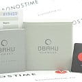 Obaku Obaku V197GXVLML кварцевые мужские часы часы, крупный план синий циферблат
