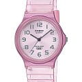 Casio Casio Collection MQ-24S-4BDF (MQ-24S-4B)  MQ-24S-4B кварцевые женские часы  розовый циферблат, браслет пластик — вид спереди