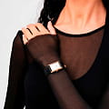 Daniel Wellington Daniel Wellington Bound Black Crocodile Rose Gold DW00100693 женские часы белый циферблат на запястье