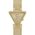 Guess Guess Fame GW0644L2  GW0644L2 кварцевые женские часы  золотой циферблат, браслет нержавеющая сталь с ip-покрытием — вид спереди