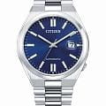 Citizen Citizen Tsuyosa NJ0150-81L  NJ0150-81L механические мужские часы  синий циферблат, браслет нержавеющая сталь — вид спереди