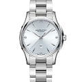 Hamilton Hamilton Jazzmaster Lady Auto H32315142  H32315142 механические женские часы  синий циферблат, браслет нержавеющая сталь — вид спереди