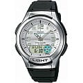 Casio Casio Illuminator AQ-180W-7B  AQ-180W-7B кварцевые мужские часы  белый циферблат, браслет пластик — вид спереди