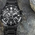 Casio Casio Edifice Windflow ECB-2200DC-1ADF (ECB-2200DC-1AEF) edifice японские мужские часы на браслете сталь с ip покрытием боковой вид