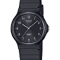 Casio Casio Collection MQ-24B-1B  MQ-24B-1B кварцевые женские часы  черный циферблат, браслет пластик — вид спереди
