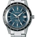 Seiko Seiko Presage SSK009J1  SSK009J1 механические мужские часы  синий циферблат, браслет нержавеющая сталь — вид спереди