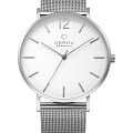 Obaku Obaku Mesh V197GXCWMC  V197GXCWMC кварцевые мужские часы  белый циферблат, браслет нержавеющая сталь — вид спереди