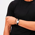 Daniel Wellington Daniel Wellington Bound Black Crocodile Silver DW00100697 женские часы белый циферблат на запястье