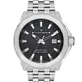 Jacques Philippe Jacques Philippe Merces Chrono JPQGS291316  JPQGS291316 кварцевые мужские часы  черный циферблат, браслет нержавеющая сталь — вид спереди