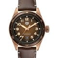 TAG Heuer TAG Heuer Autavia WBE5191.FC8276  WBE5191.FC8276 механические мужские часы  коричневый циферблат, браслет кожаный — вид спереди