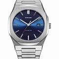 D1 Milano D1 Milano Automatico ATBJ11  ATBJ11 механические мужские часы  синий циферблат, браслет нержавеющая сталь — вид спереди