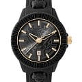 Plein Sport Plein Sport Fearless PSQBA0223  PSQBA0223 кварцевые мужские часы  черный циферблат, браслет силикон — вид спереди