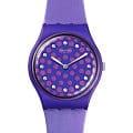 Swatch Swatch Gent Bioceramic Standard SO31V100  SO31V100 кварцевые женские часы  фиолетовый циферблат, браслет силикон — вид спереди