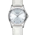 Hamilton Hamilton Jazzmaster Lady Auto H32315842  H32315842 механические женские часы  синий циферблат, браслет кожаный — вид спереди