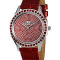 Jacques Lemans Jacques Lemans Classic 1-1841ZH  1-1841ZH кварцевые женские часы  серебристый циферблат, браслет кожаный — вид спереди