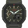 Timex Timex Command Encounter TW2V35400  TW2V35400 кварцевые мужские часы  зеленый циферблат, браслет пластик — вид спереди