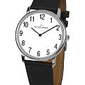 Jacques Lemans Jacques Lemans Classic 1-2004D  1-2004D кварцевые женские часы  белый циферблат, браслет кожаный — вид спереди