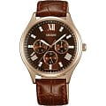 Orient Orient UX01001T (FUX01001T)  FUX01001T  женские часы   циферблат, браслет кожаный — вид спереди