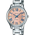 Casio Casio Sheen SHE-4050D-9A  SHE-4050D-9A кварцевые женские часы  бежевый циферблат, браслет нержавеющая сталь — вид спереди