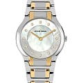 Jacques Lemans Jacques Lemans Florence 1-2167D  1-2167D кварцевые женские часы  перламутровый циферблат, браслет нержавеющая сталь с pvd-покрытием — вид спереди