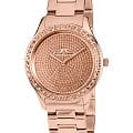 Jacques Lemans Jacques Lemans 1-1841ZL  1-1841ZL кварцевые женские часы  розовый циферблат, браслет сталь с ip покрытием — вид спереди