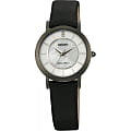 Orient Orient UB96002W (FUB96002W)  FUB96002W  женские часы  перламутровый циферблат, браслет кожа + текстиль — вид спереди
