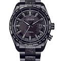 Citizen Citizen Attesa CB0285-63E  CB0285-63E кварцевые мужские часы  черный циферблат, браслет титановый c dlc покрытием — вид спереди