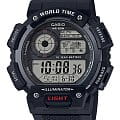 Casio Casio Collection AE-1400WH-1AVDF (AE-1400WH-1A)  AE-1400WH-1A кварцевые мужские часы  серый циферблат, браслет пластик — вид спереди