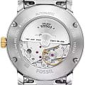 Fossil Fossil Heritage ME3228 кварцевые мужские часы часы, крупный план золотой циферблат