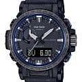 Casio Casio Pro Trek PRW-61FC-1 PRW PRW-61FC-1 кварцевые мужские часы  черный циферблат, браслет пластик — вид спереди