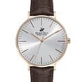 Beverly Hills Polo Club Beverly Hills Polo Club BP3129X.432  BP3129X.432 кварцевые мужские часы  серебристый циферблат, браслет кожаный — вид спереди