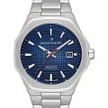 Jacques Philippe Jacques Philippe Octagon JPQGS381336  JPQGS381336 кварцевые мужские часы  синий циферблат, браслет нержавеющая сталь 316l — вид спереди