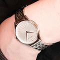 Obaku Obaku Diamond V297LXCISC кварцевые женские часы часы, крупный план серебристый циферблат