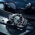 Seiko SLA073J1 наручные мужские часы застежка крупным планом
