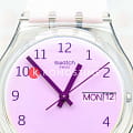 Swatch Swatch Gent Standard GE714 gent швейцарские женские часы на браслете силикон боковой вид