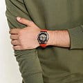 Casio Casio Collection AE-2100W-4A illuminator японские мужские часы на браслете пластик боковой вид