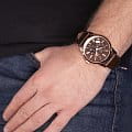 Orient RA-AK0009T наручные мужские часы застежка крупным планом