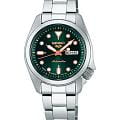 Seiko Seiko 5 Sports SRRA005  SRRA005 механические женские часы  синий циферблат, браслет нержавеющая сталь — вид спереди