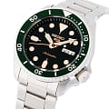Seiko SRPD63K1 наручные мужские часы застежка крупным планом